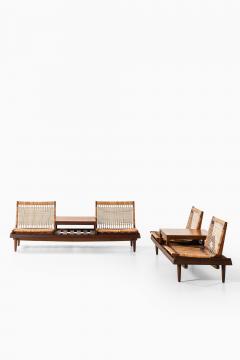 Hans Olsen Sofa in Cane and Teak by Hans Olsen 1957 - 4572022