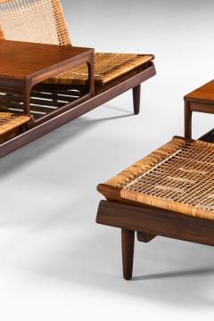 Hans Olsen Sofa in Cane and Teak by Hans Olsen 1957 - 4572026