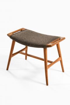 Hans Wegner AP 30 Piano Stool in Oak and Original Fabric by Hans J Wegner 1957 - 4399680