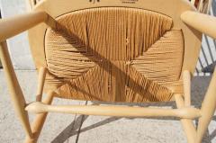 Hans Wegner Ash and Teak Peacock Chair by Hans Wegner for Johannes Hansen - 548911