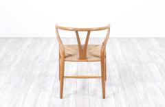 Hans Wegner Classic Hans J Wegner Wishbone Oak Arm Chair for Carl Hansen S n - 2997486