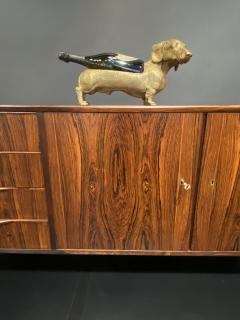 Hans Wegner Danish Rosewood Credenza with Brass Legs - 2417968