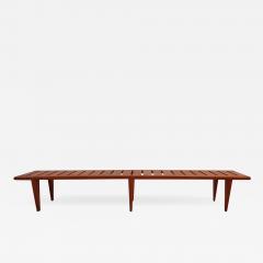 Hans Wegner Danish Teak Johannes Hansen Hans Wegner Slatted Bench Model JH 574 - 2991266