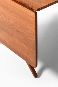 Hans Wegner Dining Table Model AT 309 in Brass Oak and Teak by Hans Wegner 1950s - 4744213