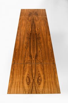 Hans Wegner Dining Table Model AT 319 in Rosewood and Steel by Hans J Wegner 1960s - 4443318