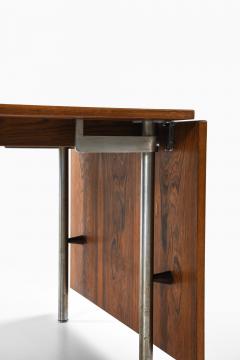 Hans Wegner Dining Table Model AT 319 in Rosewood and Steel by Hans J Wegner 1960s - 4443319