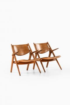 Hans Wegner Easy Chairs Model CH 28 Produced by Carl Hansen S n - 2018715