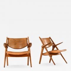 Hans Wegner Easy Chairs Model CH 28 Produced by Carl Hansen S n - 2021465