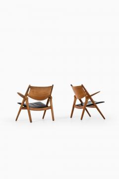 Hans Wegner Easy Chairs Model CH 28 Produced by Carl Hansen S n in Denmark - 1834649