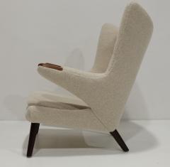 Hans Wegner Hans J Wegner AP19 Papa Bear Chair in Holly Hunt Alpaca - 4310679