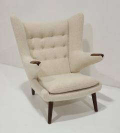 Hans Wegner Hans J Wegner AP19 Papa Bear Chair in Holly Hunt Alpaca - 4310686