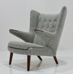 Hans Wegner Hans J Wegner AP19 Papa Bear Chair in Maharam Wool Boucle - 3458095