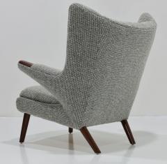 Hans Wegner Hans J Wegner AP19 Papa Bear Chair in Maharam Wool Boucle - 3458096