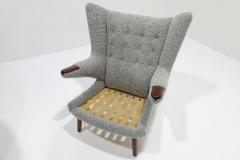 Hans Wegner Hans J Wegner AP19 Papa Bear Chair in Maharam Wool Boucle - 3458098