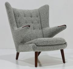 Hans Wegner Hans J Wegner AP19 Papa Bear Chair in Maharam Wool Boucle - 3458101