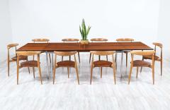 Hans Wegner Hans J Wegner AT 319 Rosewood Steel Drop Leaf Dining Table for Andreas Tuck - 2239666