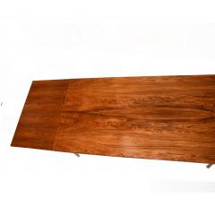 Hans Wegner Hans J Wegner AT 319 Rosewood Steel Drop Leaf Dining Table for Andreas Tuck - 2320459