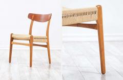 Hans Wegner Hans J Wegner CH 23 Dining Chairs for Carl Hansen S n - 2231223