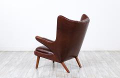Hans Wegner Hans J Wegner Cognac Leather Papa Bear Chair for A P Stolen - 2982250