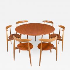 Hans Wegner Hans J Wegner Heart Dining Set for Fritz Hansen - 2236920