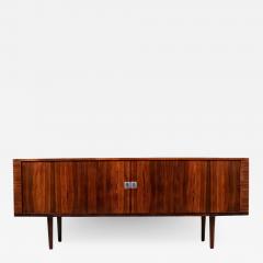 Hans Wegner Hans J Wegner President Brazilian Rosewood Tambour Door Credenza - 2878394