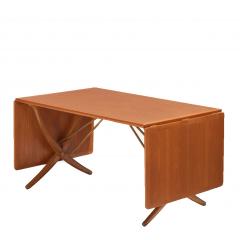 Hans Wegner Hans J Wegner Teak Drop leaf dining table model AT 304 - 3465156