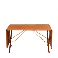 Hans Wegner Hans J Wegner Teak Drop leaf dining table model AT 304 - 3465157