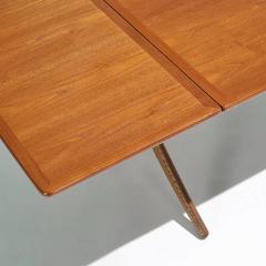 Hans Wegner Hans J Wegner Teak Drop leaf dining table model AT 304 - 3465158