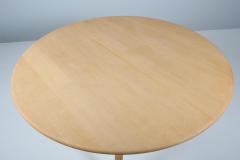 Hans Wegner Hans J Wegner circular dining table in solid oak 2 plates PP75 - 2514769