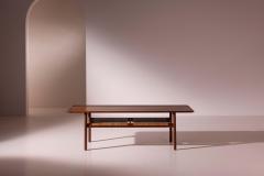 Hans Wegner Hans J Wegner coffee Table model AT 10 in Teak and Cane by Andreas Tuck 1950s - 4245566