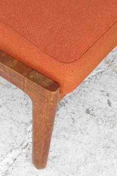 Hans Wegner Hans J Wegner for Getama Cigar Stool in Solid Oak with Orange Cushion - 4126243