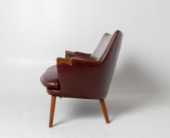 Hans Wegner Hans Weger CH72 Sofa in Oxblood Leather - 4577295