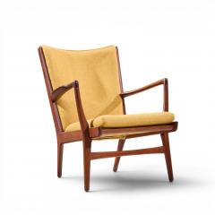Hans Wegner Hans Wegner AP 16 Mid Century Danish Teak Lounge Chairs Pair - 4690591