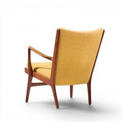 Hans Wegner Hans Wegner AP 16 Mid Century Danish Teak Lounge Chairs Pair - 4690593