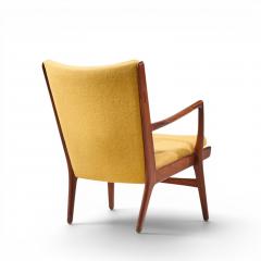 Hans Wegner Hans Wegner AP 16 Mid Century Danish Teak Lounge Chairs Pair - 4690596