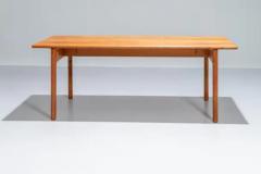 Hans Wegner Hans Wegner AT 15 Coffee Table by Andreas Tuck in solid Oak Denmark 1960s - 3247695