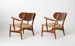 Hans Wegner Hans Wegner CH22 Lounge chair in Oak - 4522523