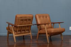 Hans Wegner Hans Wegner Cigar Lounge Chairs Model GE 240 - 3334357