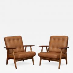 Hans Wegner Hans Wegner Cigar Lounge Chairs Model GE 240 - 3341230