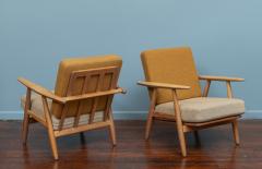 Hans Wegner Hans Wegner Cigar Lounge Chairs and Ottoman for Getama - 4036092