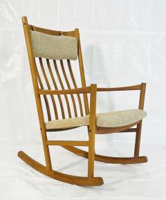 Hans Wegner Hans Wegner Danish Teak Rocking Chair for Tarm Stole 1960s - 4365866