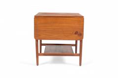 Hans Wegner Hans Wegner For Andreas Tuck Danish Teak And Wicker Drop Leaf Sewing Table 1 - 3170441