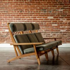 Hans Wegner Hans Wegner GE 375 Three Seat Sofa in Oak Denmark 1960s - 3814071