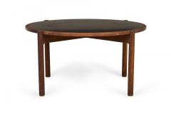 Hans Wegner Hans Wegner Johannes Hansen Danish Mid Century Black Laminate and Teak Reversi - 4635714