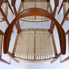 Hans Wegner Hans Wegner Model JH 501 Round Chair with New Cane Seat in Teak 9 Available  - 3158038