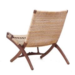 Hans Wegner Hans Wegner Model JH 512 Mid Century Oak Folding Lounge Chair - 3826669