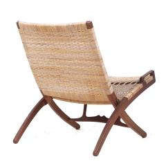 Hans Wegner Hans Wegner Model JH 512 Mid Century Oak Folding Lounge Chair - 3826672