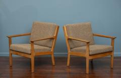 Hans Wegner Hans Wegner Oak Lounge Chairs Model 265 for Getama - 4498818