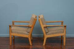 Hans Wegner Hans Wegner Oak Lounge Chairs Model 265 for Getama - 4498820
