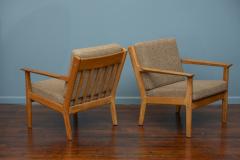 Hans Wegner Hans Wegner Oak Lounge Chairs Model 265 for Getama - 4498823